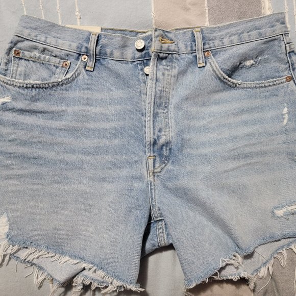 Agolde parker Long shorts sz 32 Swampmeet - Picture 10 of 10